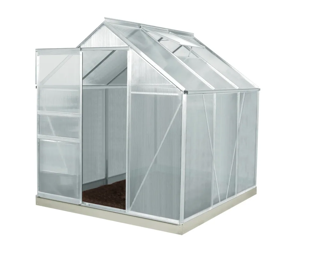 Gewächshaus Venus 3800 HKP 4 mm, Farbe alu