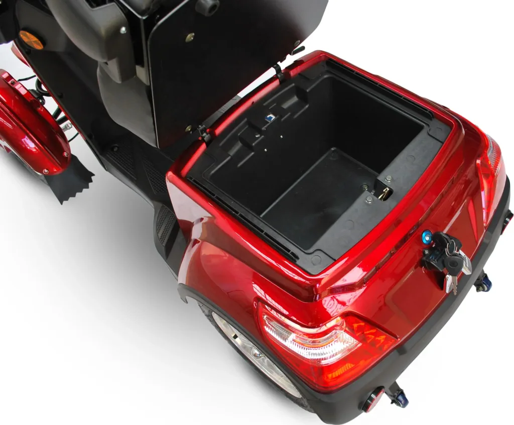 Elektromobil 525 Rot, 4 Räder, Seniorenmobil