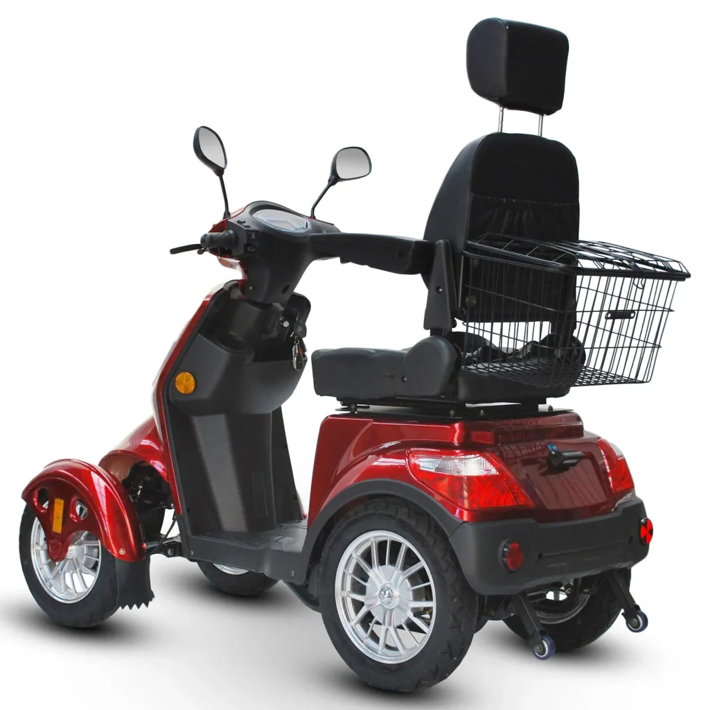Elektromobil 525 Rot, 4 Räder, Seniorenmobil