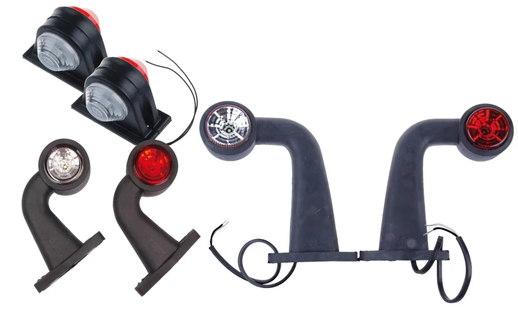 LED-Umrissleuchten mit kurzem Arm, 2er Set
