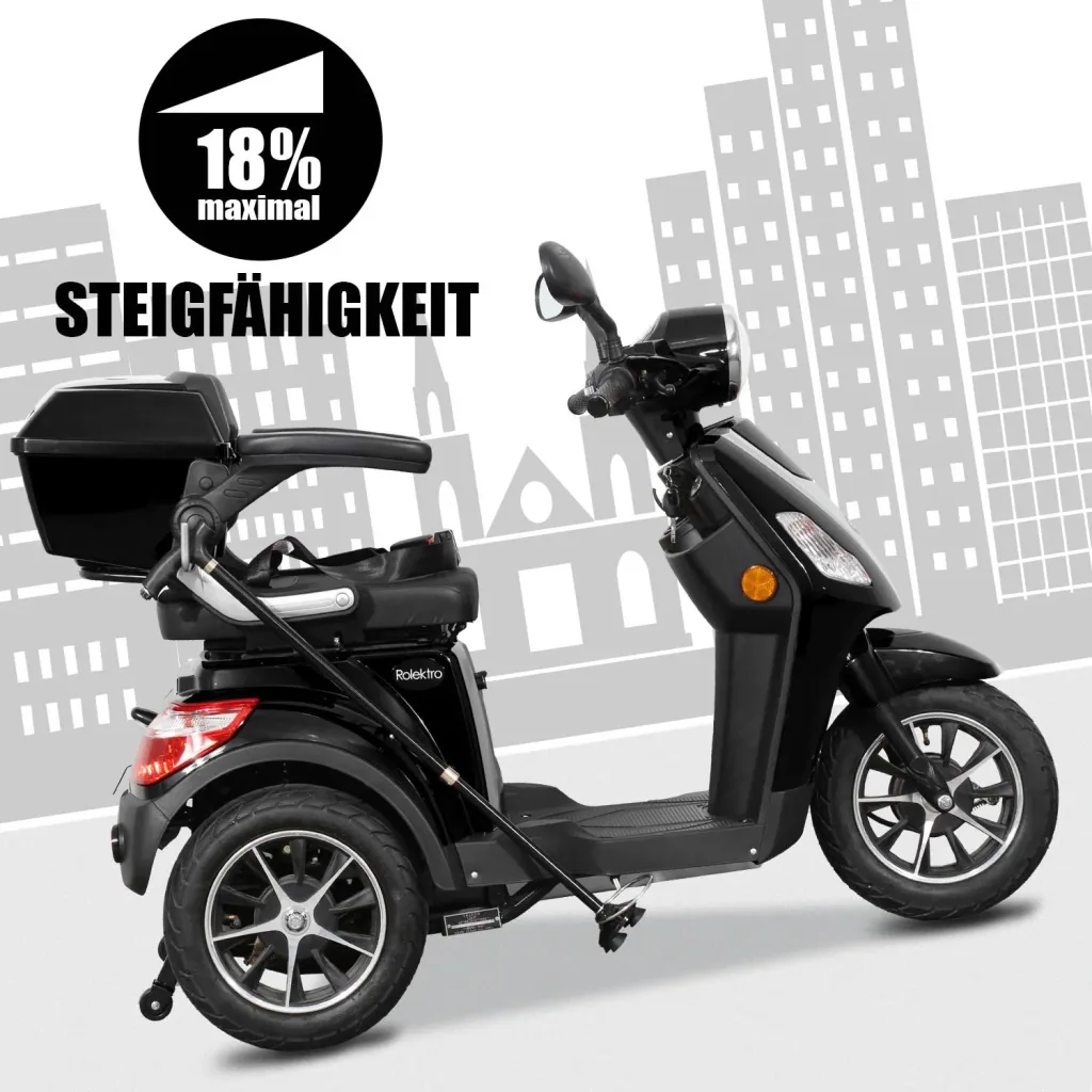 E-Trike 25 V.2, schwarz