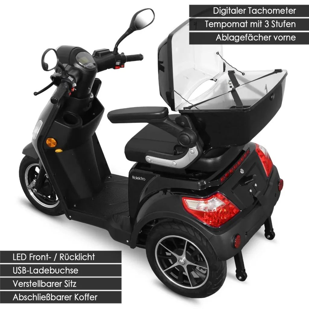 E-Trike 25 V.2, schwarz