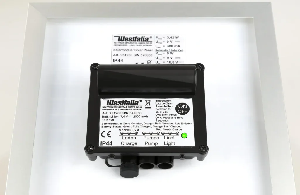 400 l/h Solarpumpe mit Akku