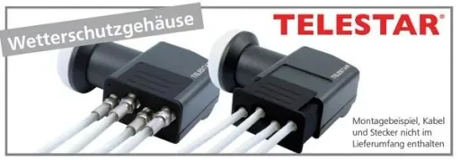 Single LNB "High Class" mit Wetterschutzgehäuse