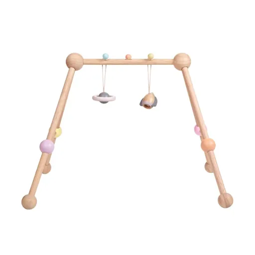 Plan Toys Baby Gymnastikcenter Weltall Holz pastell