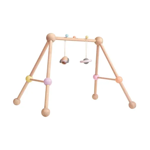 Plan Toys Baby Gymnastikcenter Weltall Holz pastell