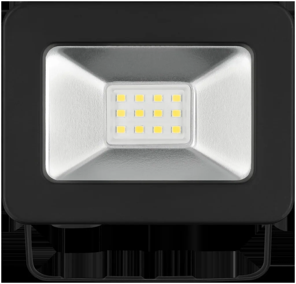 LED Außenstrahler schwarz, 10W - 850lm