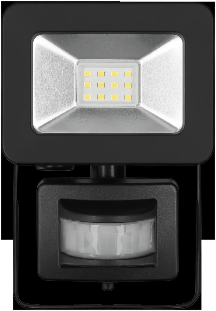 LED Außenstrahler schwarz, 10W - 850lm