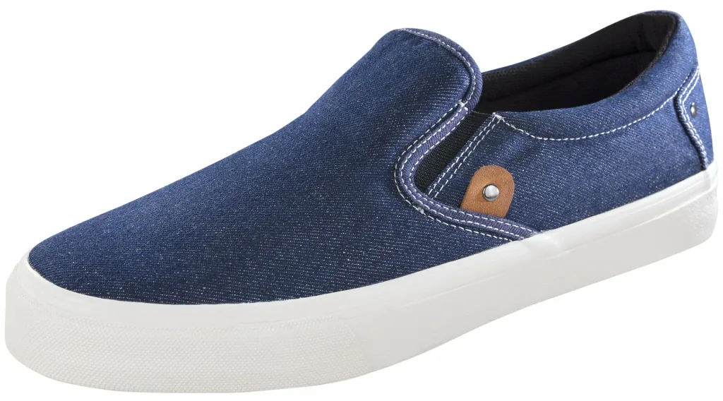 Canvas Slipper, Farbe jeansblau, Gr.40