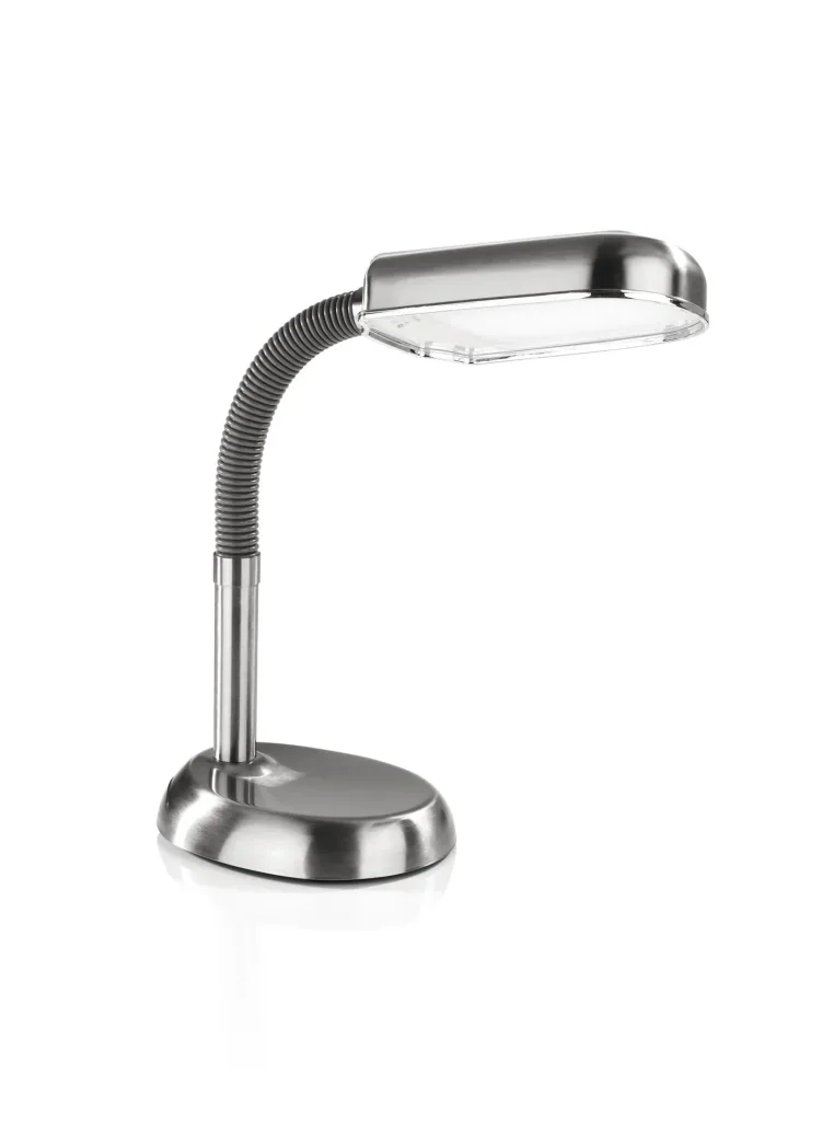 LED Tageslicht Tischleuchte Edelstahl
