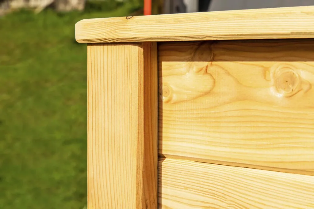 Westmann Hochbeet Klassik 130, 130×65×84 cm, Natur – FSC-Lärchenholz, rückenschonend