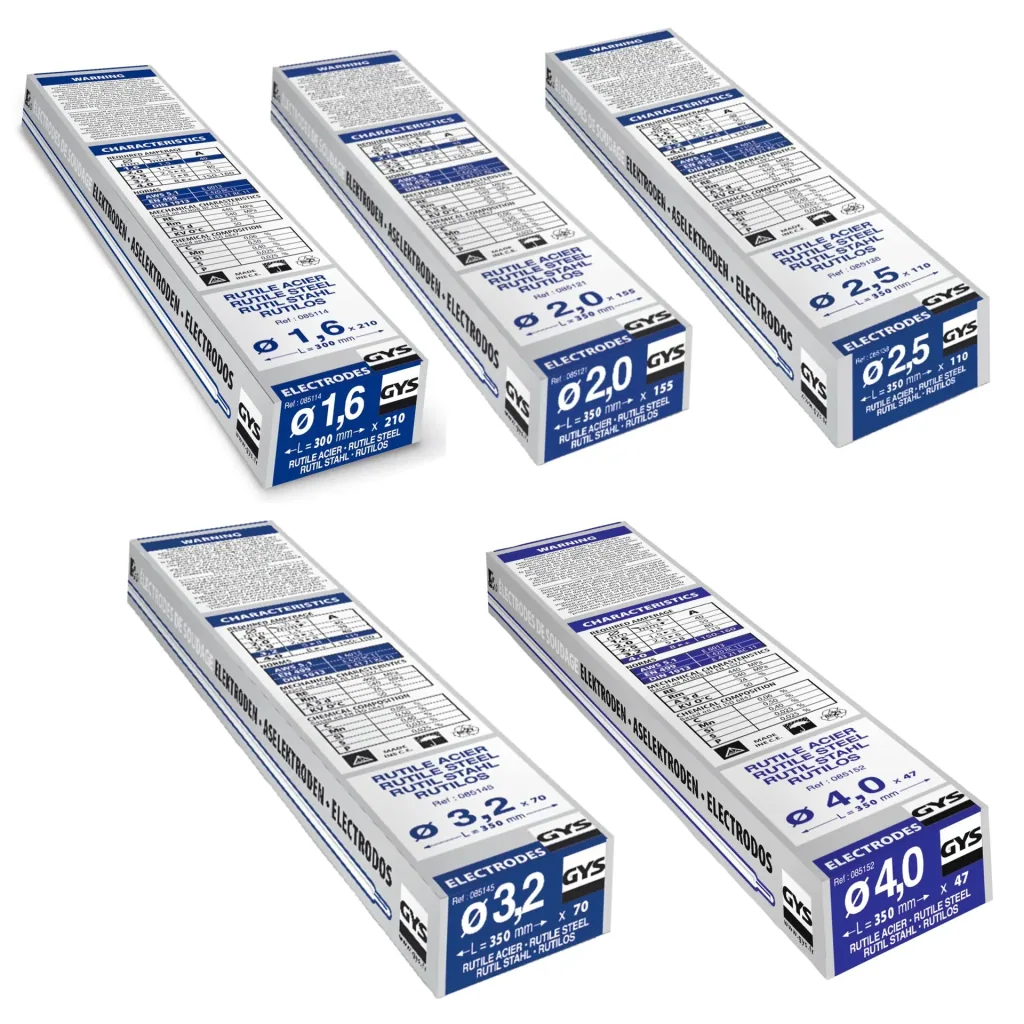 Elektroden Ø 4,0 mm, Stahl, 47 Stück