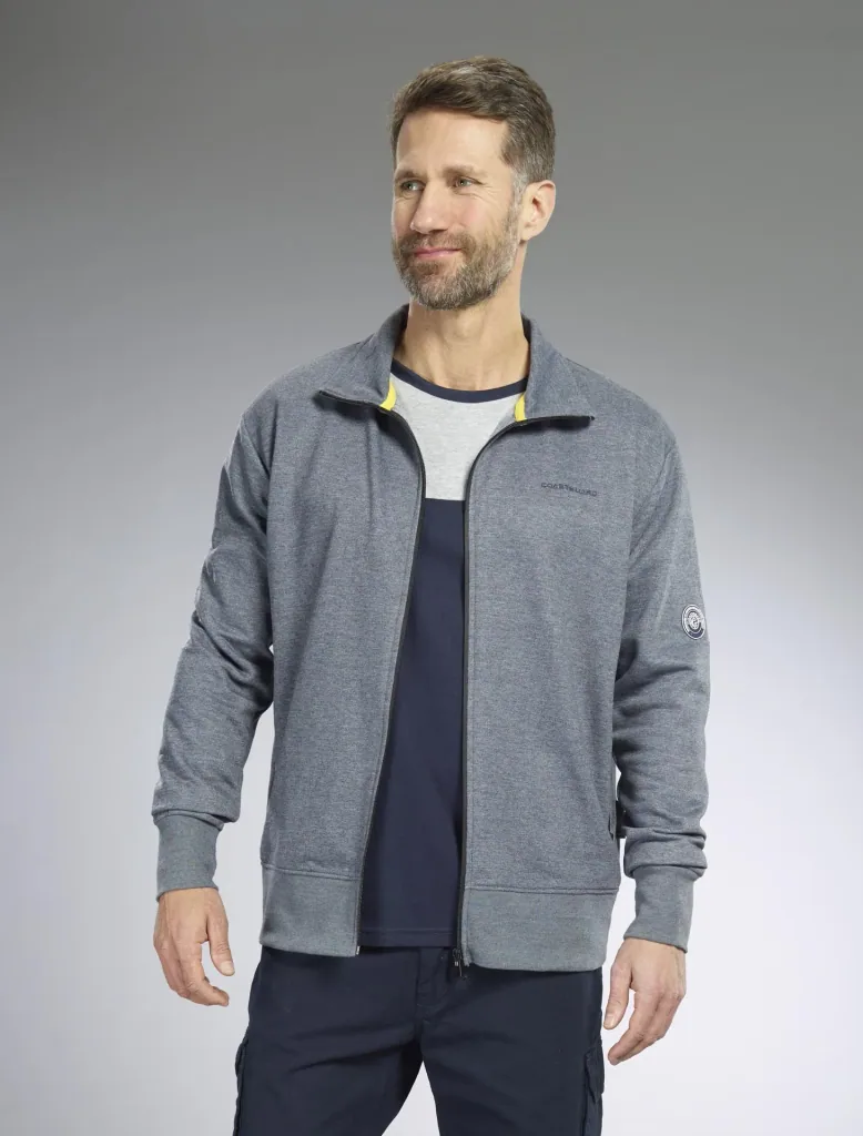 Sweatjacke, Farbe marine, Gr.M