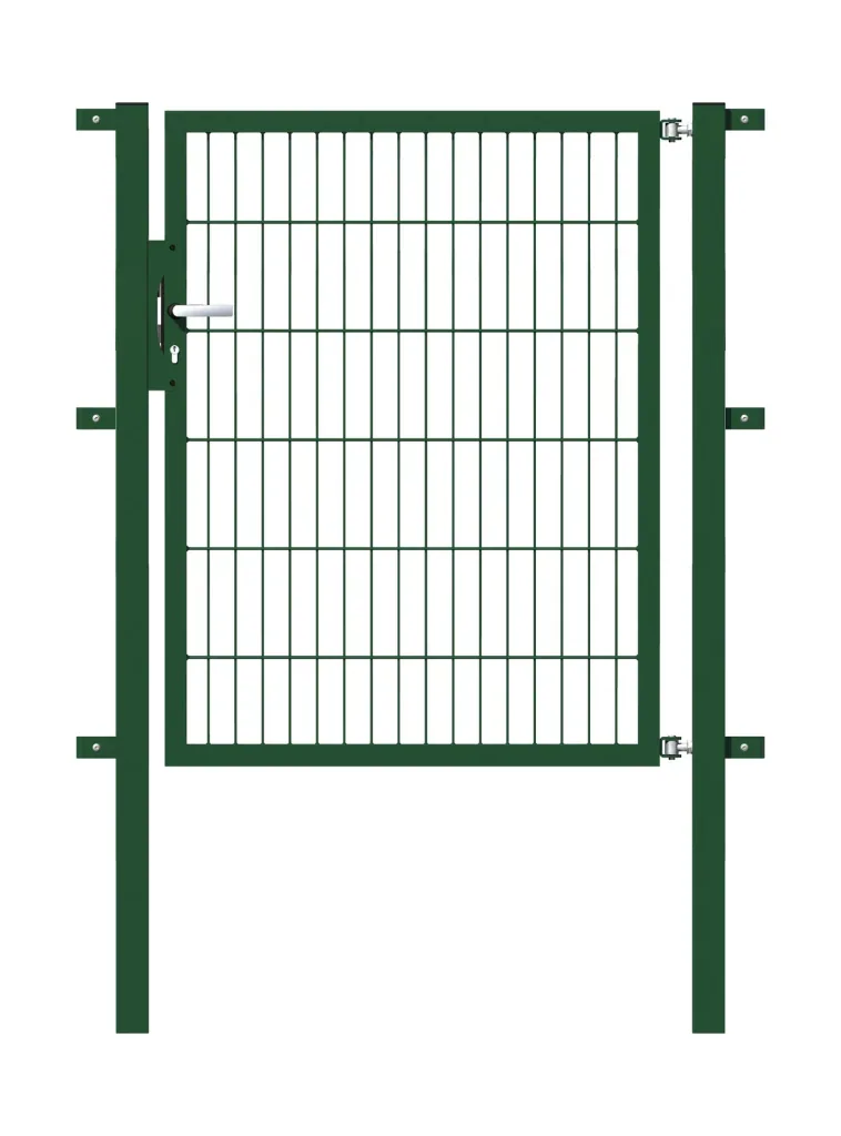 Einzeltor Flexo mit Zubehör, grün/ Breite 100 cm, Höhe 120 cm