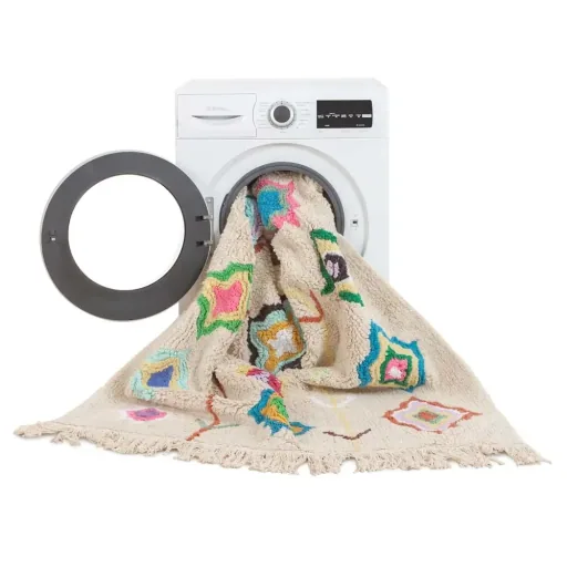 Lorena Canals Teppich Karool beige bunt