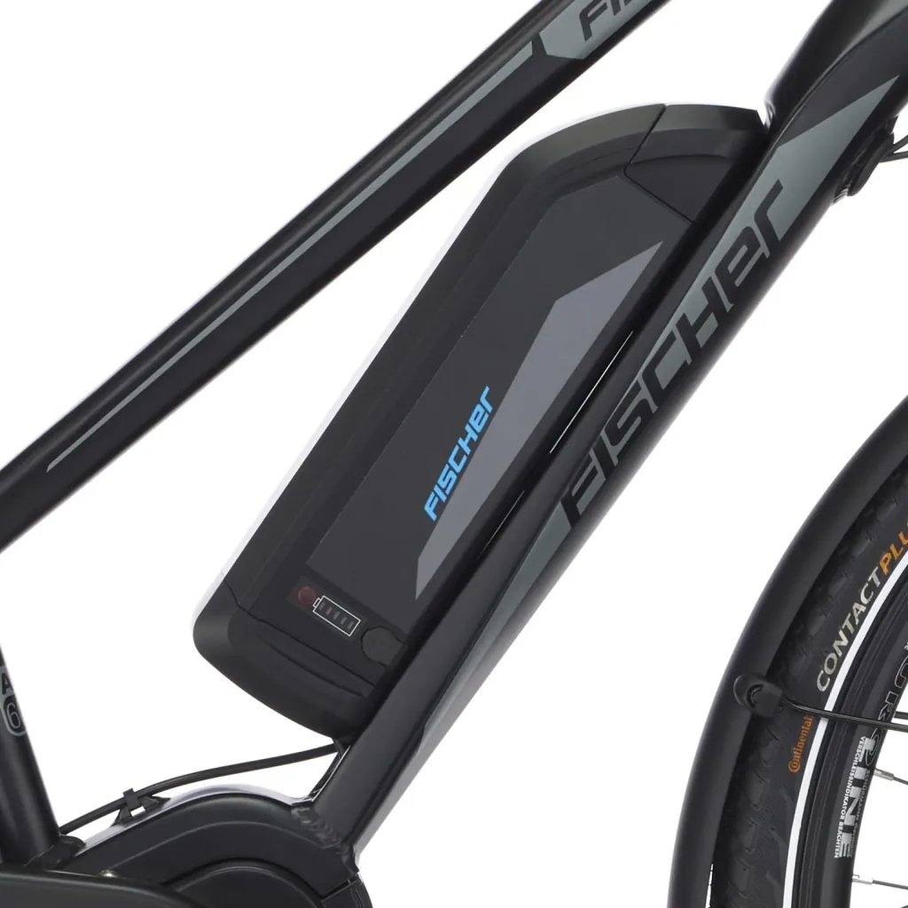 Damen E-Bike Trekking, 28 Zoll, Rahmengröße 49 cm, 10-Gang Kettenschaltung, schwarz matt, VIATOR ETD 1861