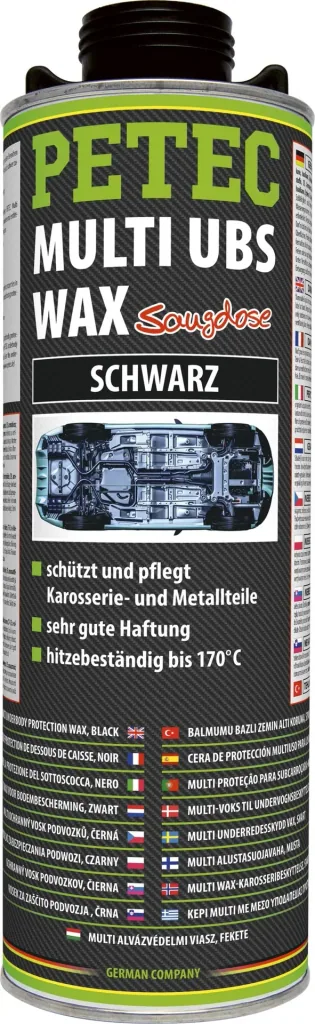 Multi Unterbodenschutz USB Wax-Saugdose - schwarz, 1000 ml