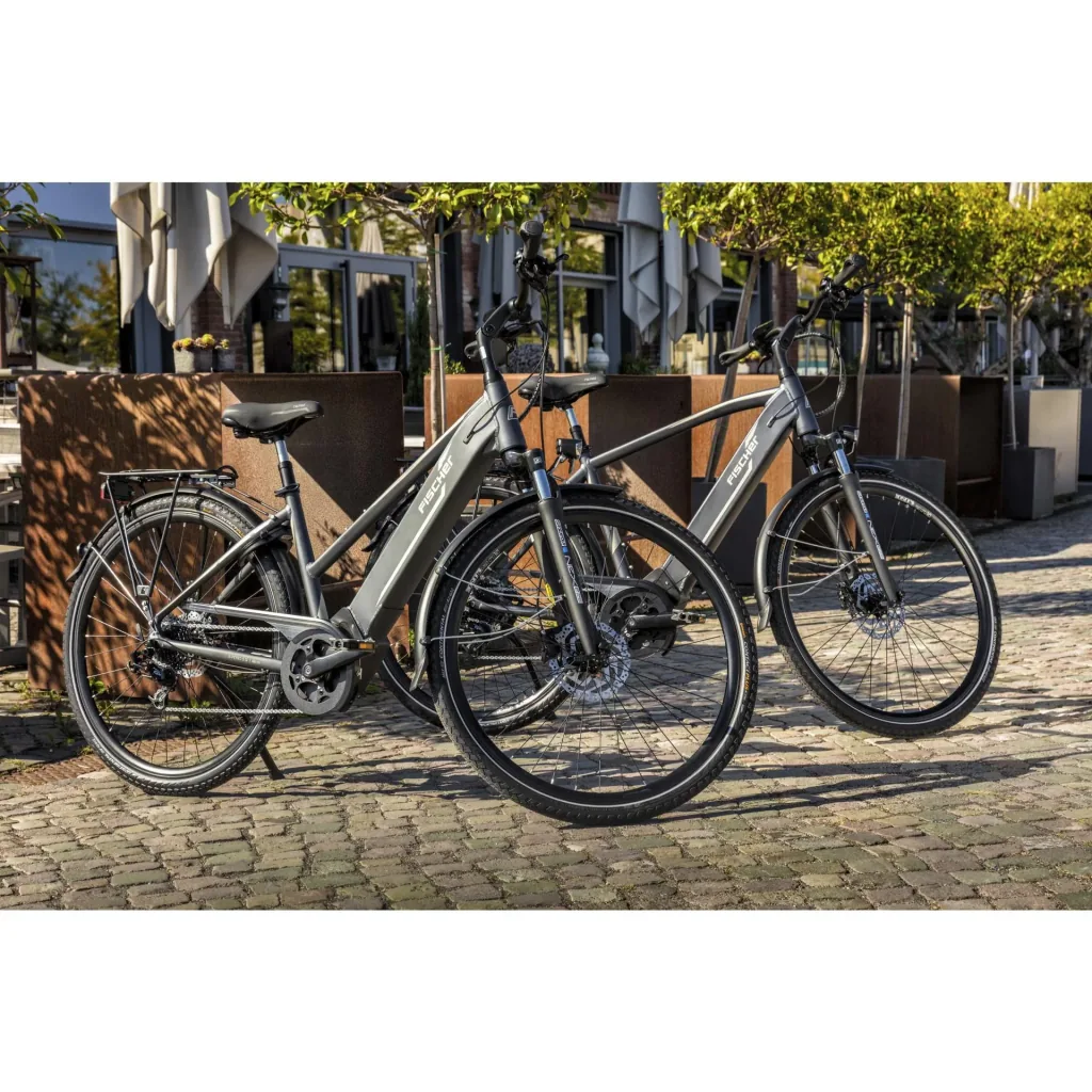 Damen E-Bike Trekking, 28 Zoll, Rahmengröße 44 cm,10-Gang Kettenschaltung, schiefergrau matt, VIATOR 5.0i