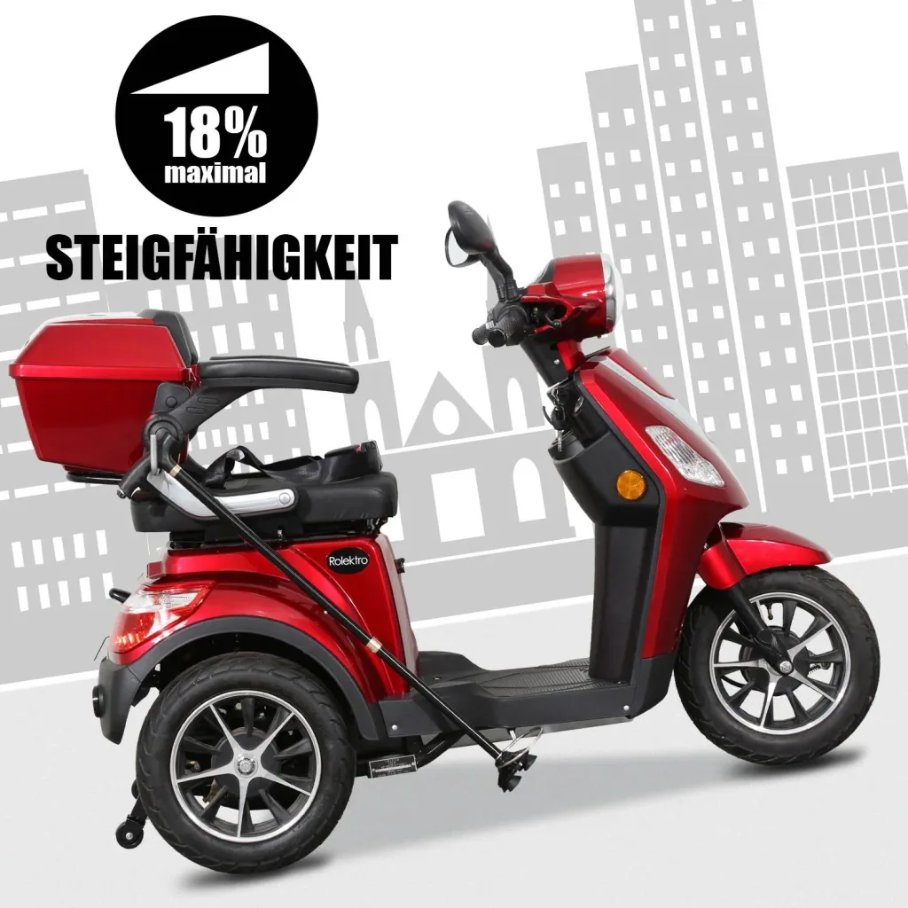 E-Trike 25 V.2, rot