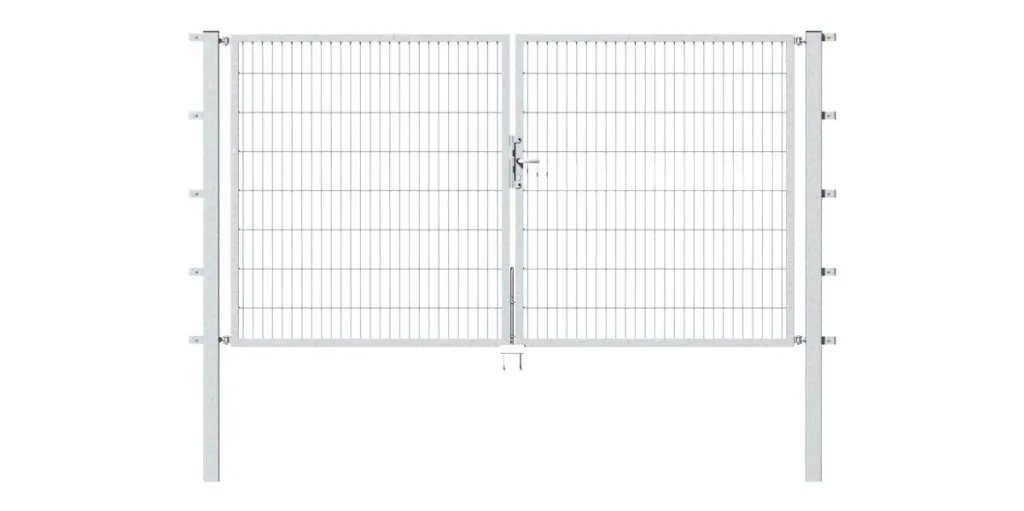 Doppeltor Flexo mit Zubehör, feuerverzinkt, Breite 200 cm, Höhe 100 cm PF 60x60 cm