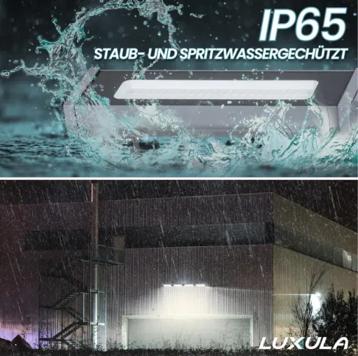 LED-HighBay in linearer Form bietet 100 W, 12400 lm, 5000 K (neutralweiß) und IP65 Schutz