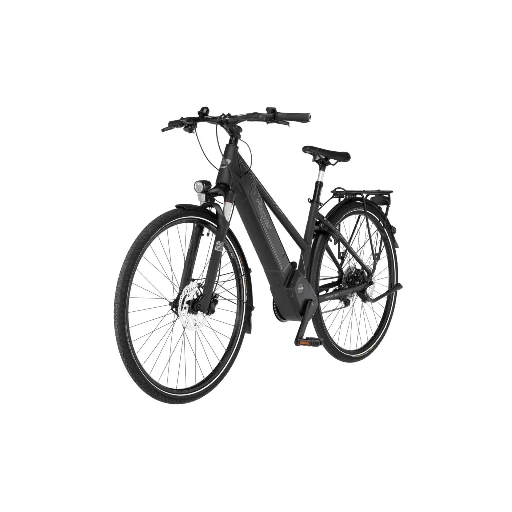 Damen E-Bike Trekking, 28 Zoll, Rahmengröße 49cm, 10-Gang Kettenschaltung, graphit metallic matt, VIATOR 6.0i
