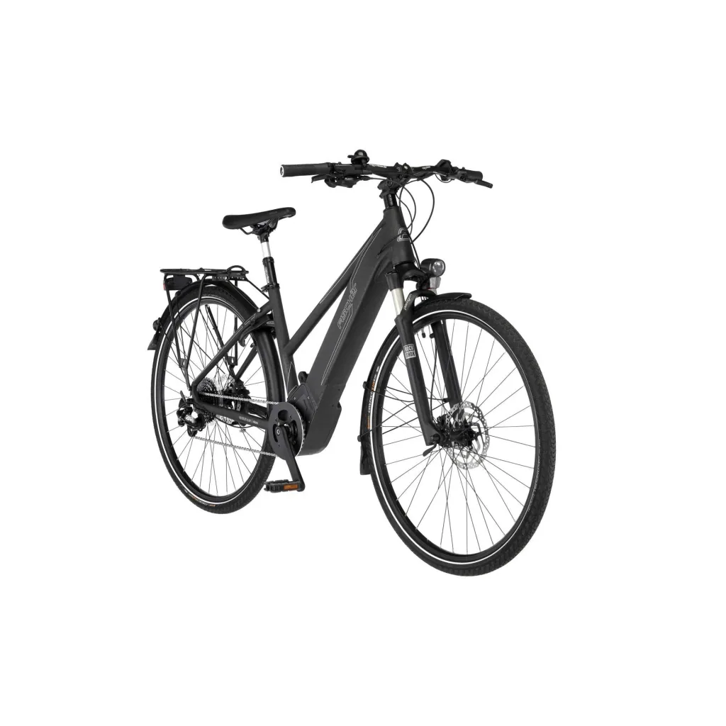 Damen E-Bike Trekking, 28 Zoll, Rahmengröße 49cm, 10-Gang Kettenschaltung, graphit metallic matt, VIATOR 6.0i