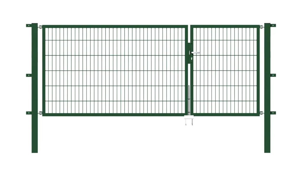 Doppeltor-Set Flexo inkl. Pfosten 1 + 2 x 1,2 m grün