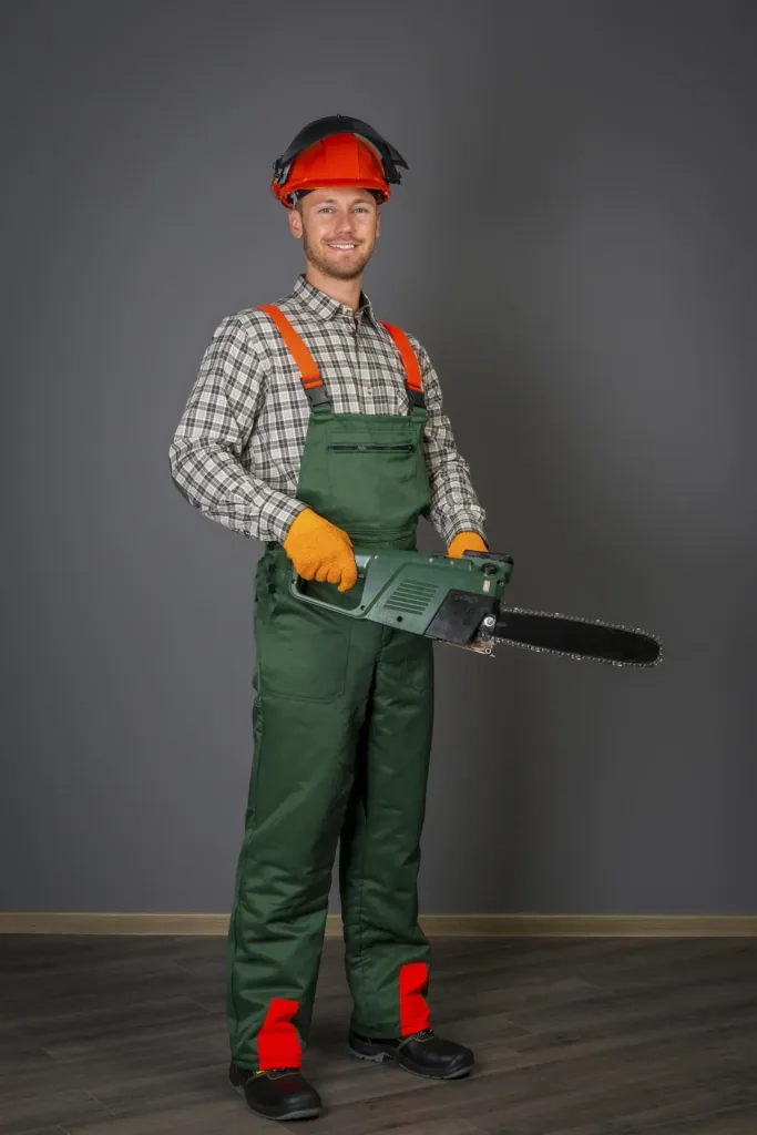 Schnittschutz Sicherheits Starter Set: Hose Gr.52, Helm, Handschuhe
