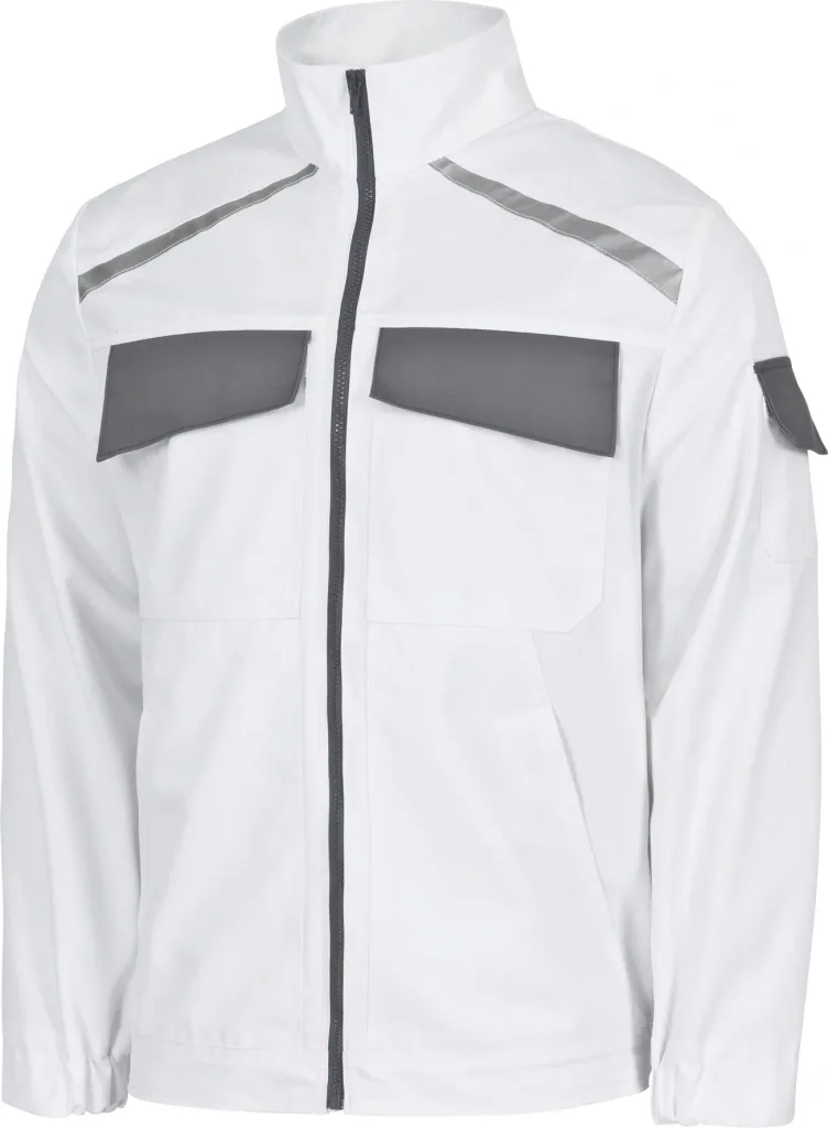 Berufsjacke EXTREME, weiss-grau, Gr. XXL