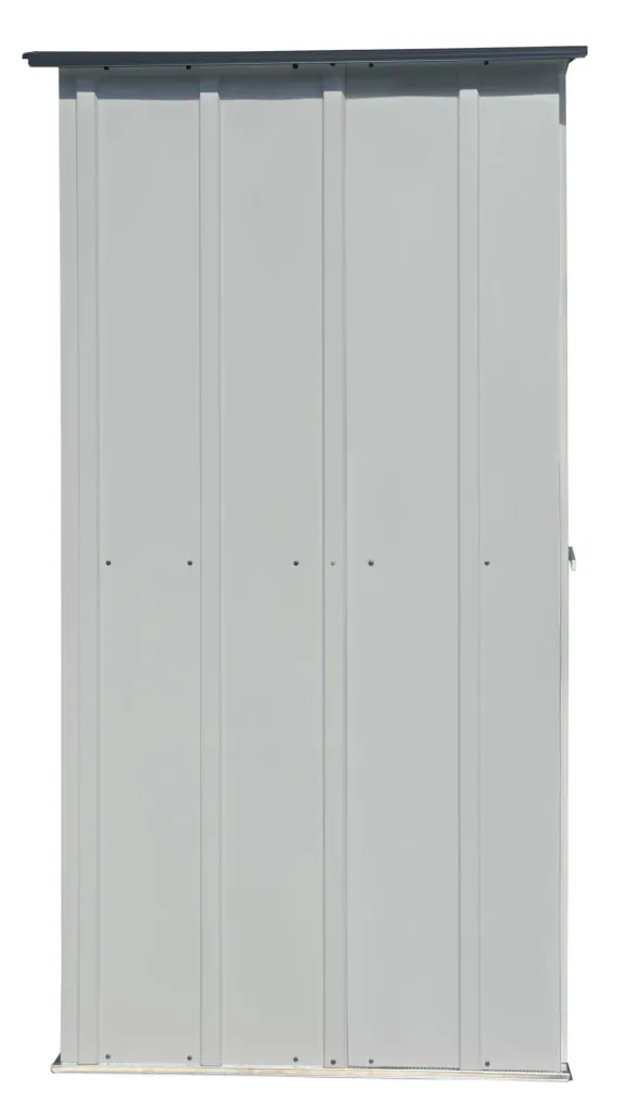 Geräteschrank 6x3 lichtgrau/anthrazit 1,91 x 1 x 2,00 m