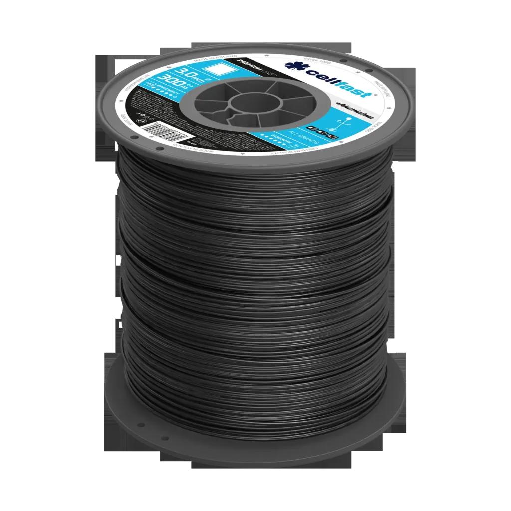 PREMIUM Mähfäden auf Spule 3,0  mm x 300 m Quadrat