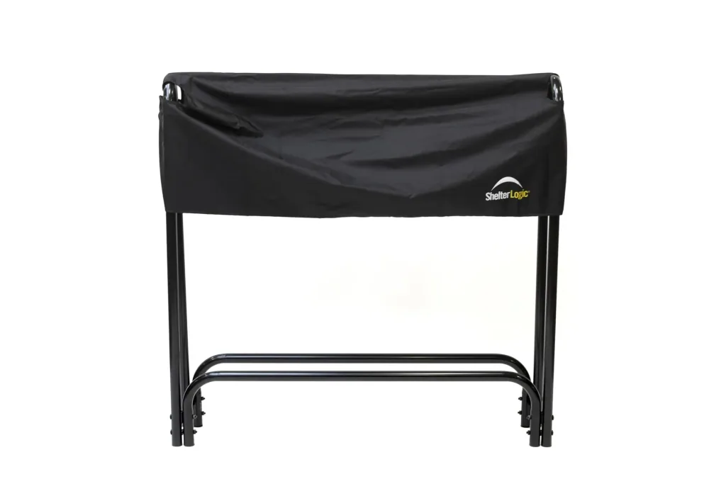 Kaminholz Kaminholzregal 126x25x118 cm Schwarz