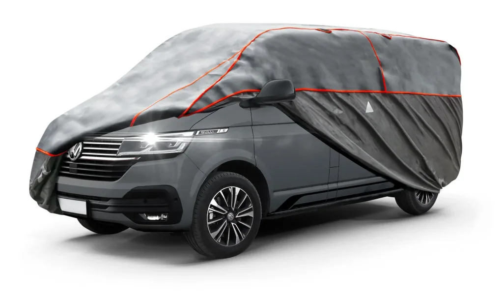 Bus Hagelschutzplane Premium Hybrid, Transporter-Hagelschutzgarage Größe XL
