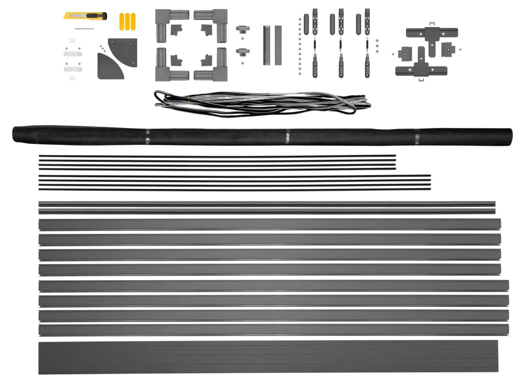 Fliegengittertür Premium, 120 x 240 cm, Farbe anthrazit