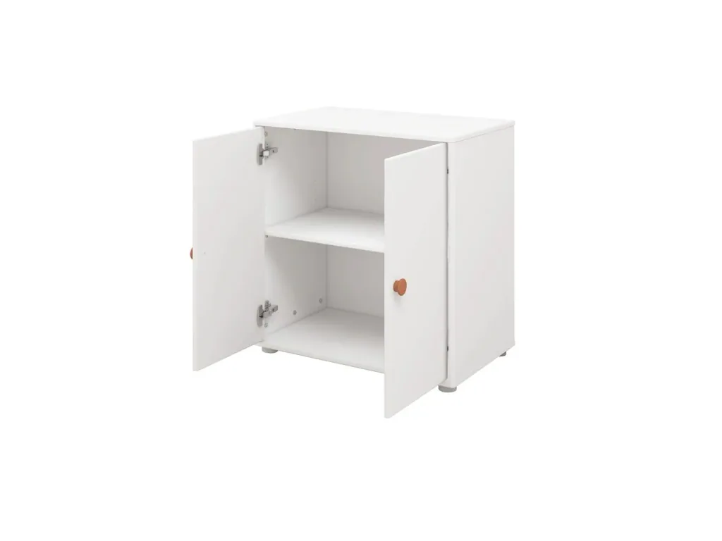 FLEXA Kleiderschrank, Schrankelement - 1 Regalboden, Roomie, Farbe: Weiß/Errröten