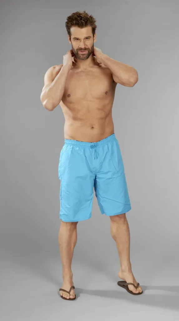 Wendeshorts, Farbe Azur/Azur gemustert, Gr.XL