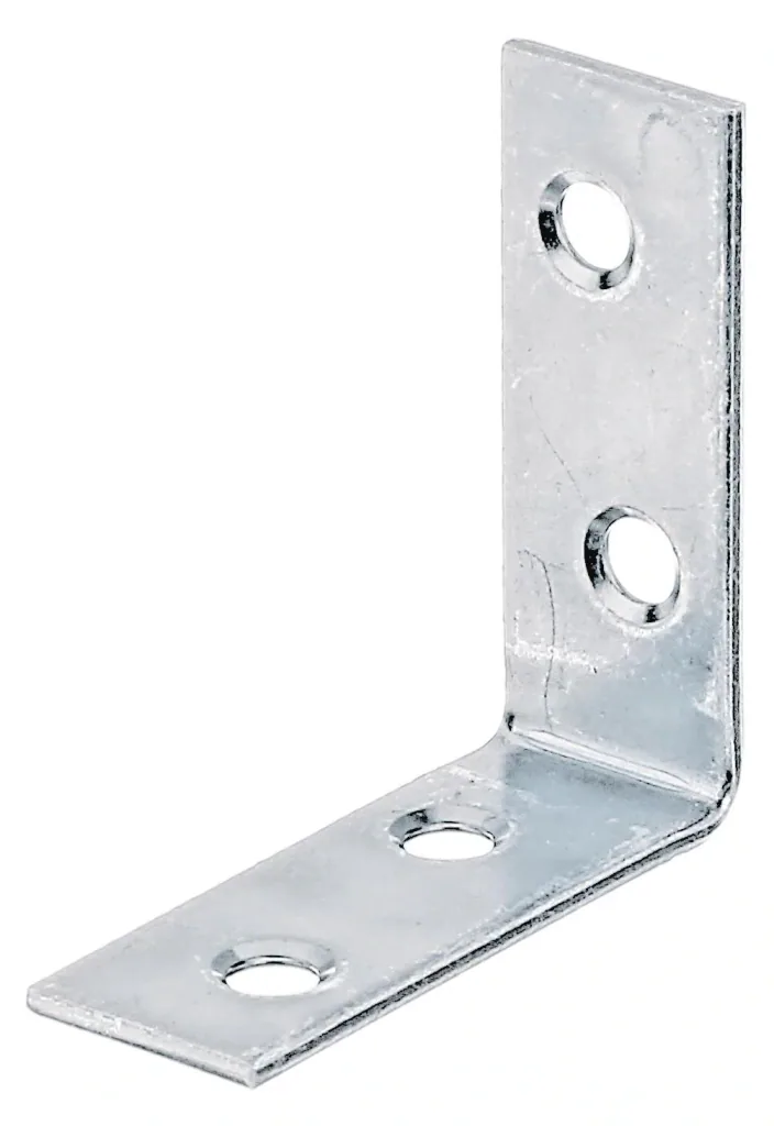 Stuhlwinkel, verzinkt, 50 x 50 mm, Breite 16 mm, 12 Stück