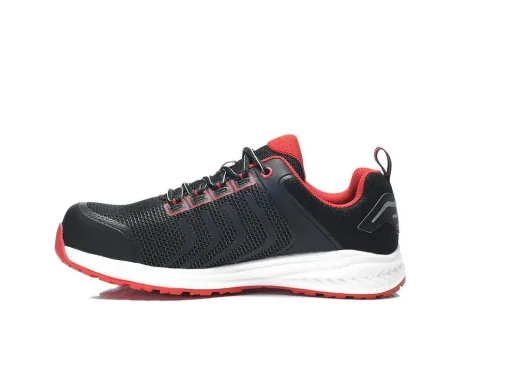 Sicherheitshalbschuh LIVAS black-red Low ESD S1P Gr. 39
