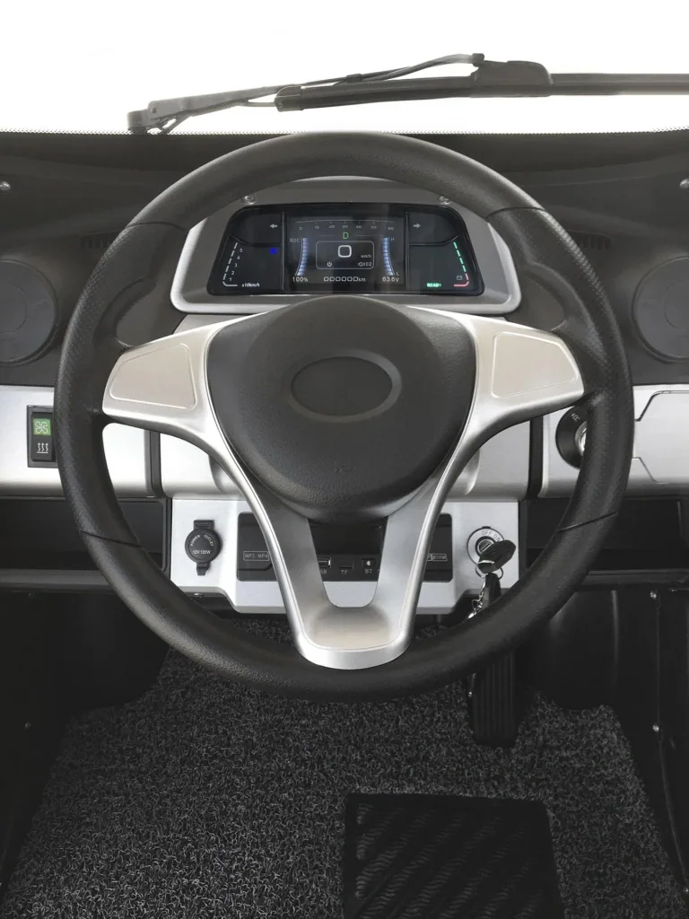 4-Rad E-Kabinenfahrzeug eLazzy Premium 45 km/h terraplatinum, mit kostenloser Vor-Ort-Einweisung