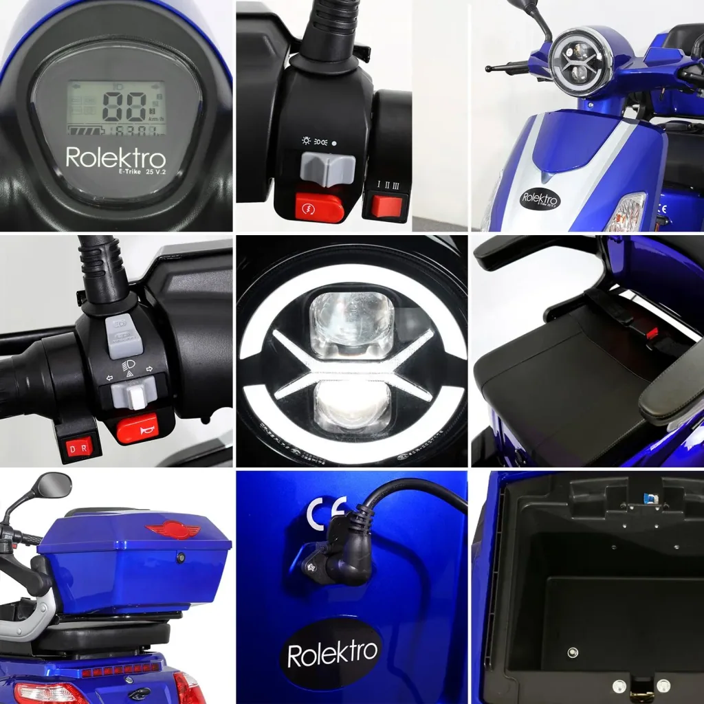 E-Trike 25 V.2, blau