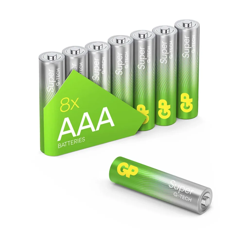 SUPER Micro (AAA) Alkaline Batterien - 8 Stück
