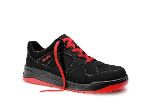 MAVERICK black-red Low ESD S3 Sicherheitshalbschuh Gr. 46