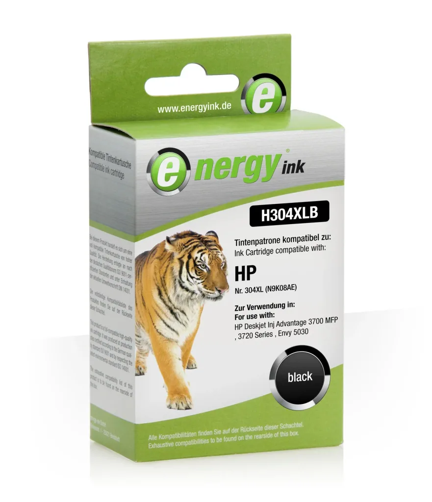 Tintenpatrone ENH-304XLBK ersetzt HP Nr. 304 XL black