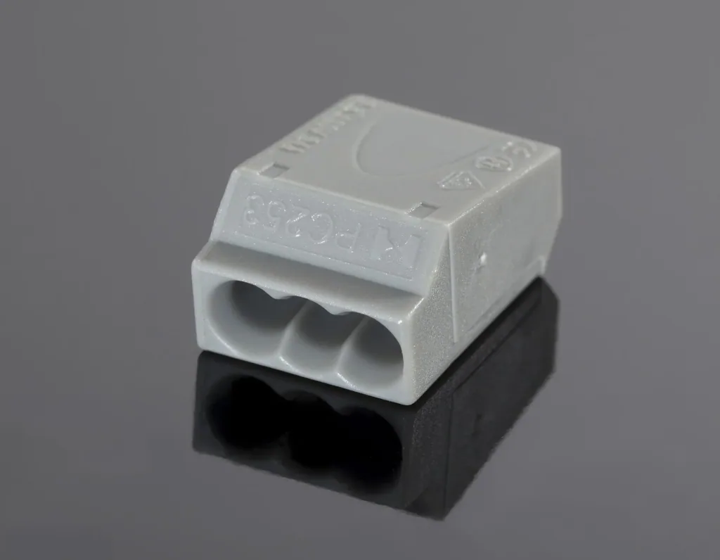 Stecklemmen, 100 Stk, 3 x 1,0 - 2,5 mm², grau
