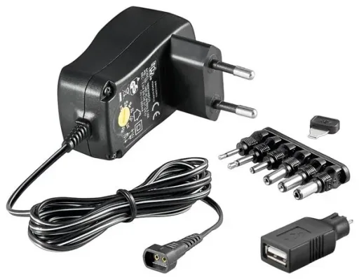 Schaltnetzteil 600mA / 3 bis 12 Volt wählbar, stabilisiert