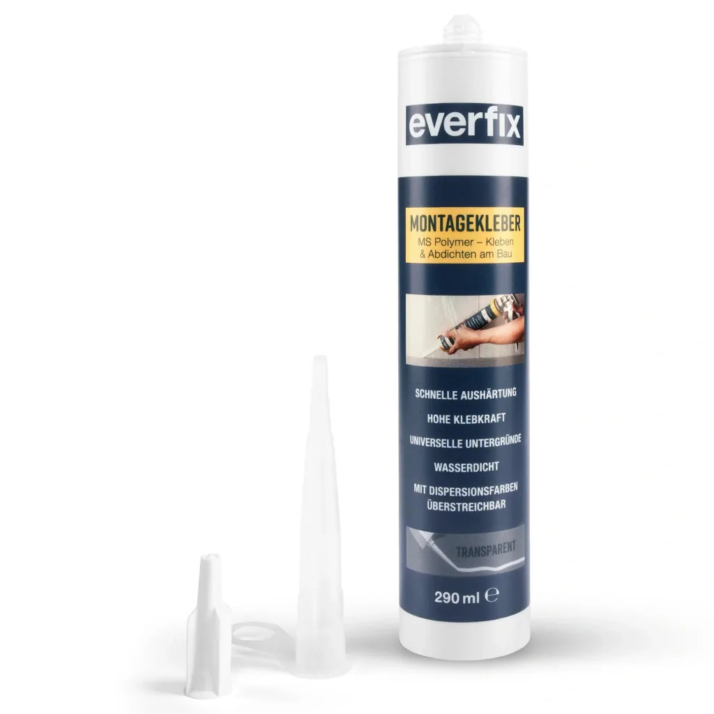 Montagekleber, transparent, 290 ml
