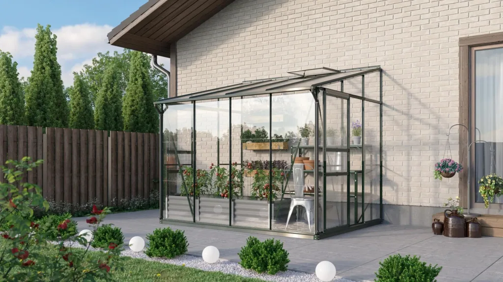 Gewächshaus Osiris 5200 ESG/HKP, Farbe smaragd