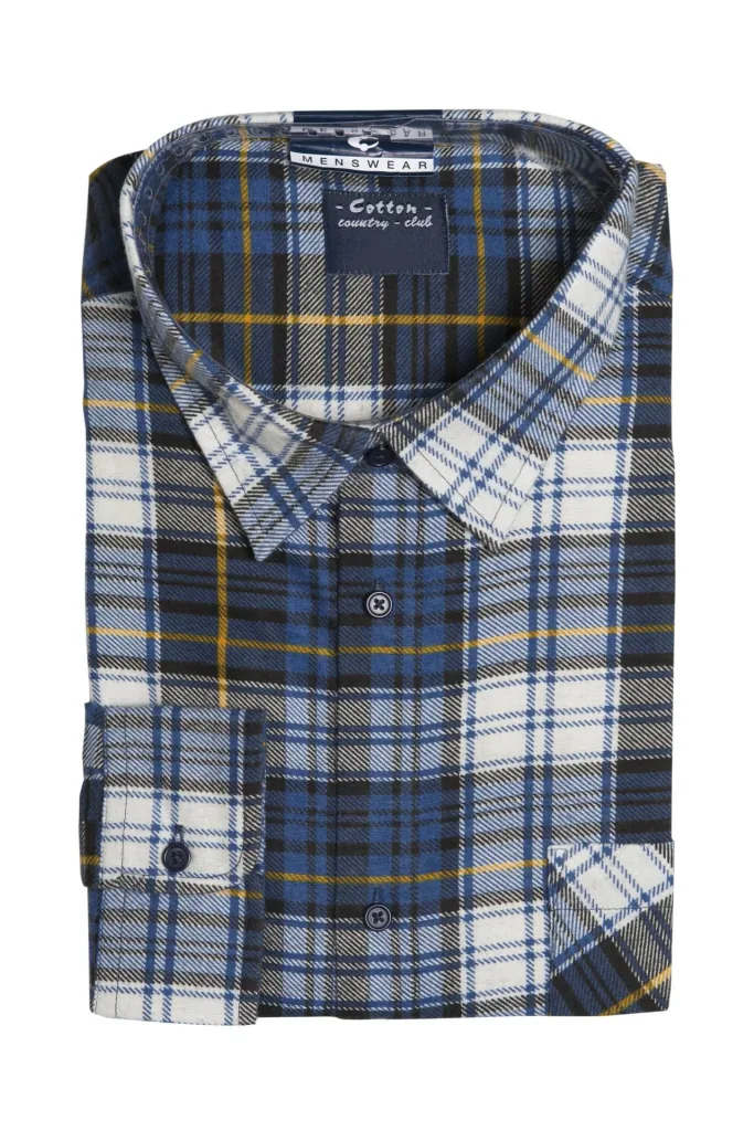 Flanellhemd kariert, Länge 85cm, Gr. 39/40, farblich sortiert