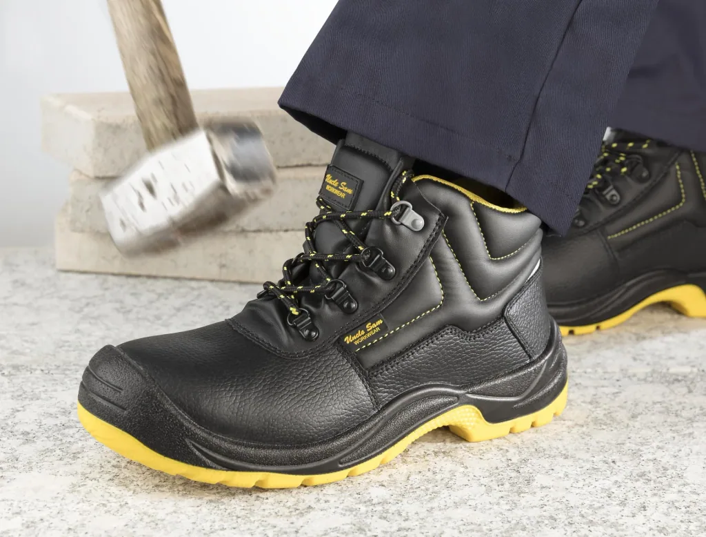 Sicherheitsstiefel S3, Farbe schwarz/gelb, Gr.40